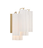 ##Antique Hardware## Addis 2 Light Aged Brass Sconce