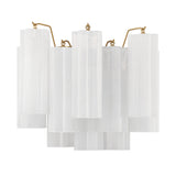 ##Antique Hardware## Addis 2 Light Aged Brass Sconce