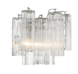 ##Antique Hardware## Addis 2 Light Polished Chrome Sconce