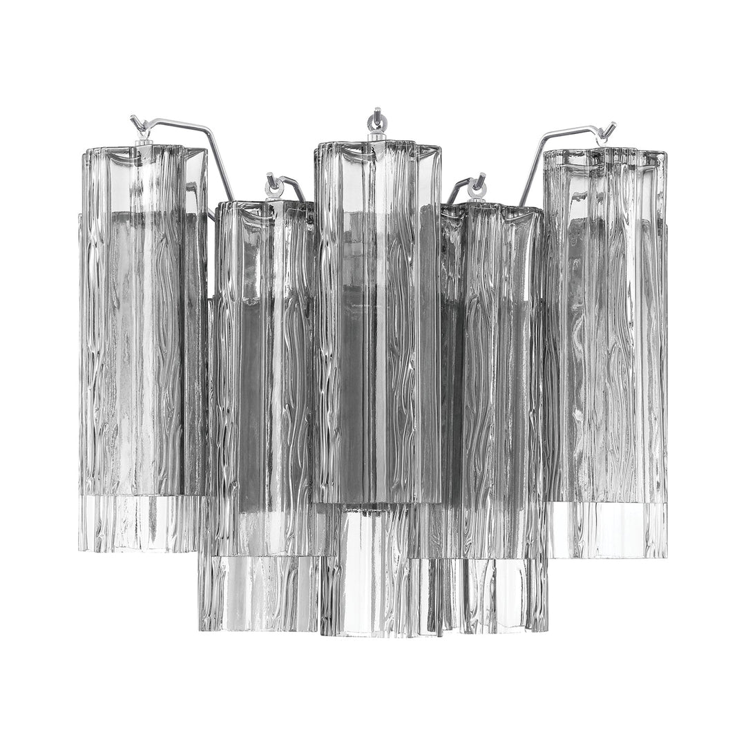 ##Antique Hardware## Addis 2 Light Polished Chrome Sconce