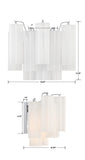 ##Antique Hardware## Addis 2 Light Polished Chrome Sconce