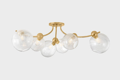 ##Antique Hardware## Astraia Semi Flush