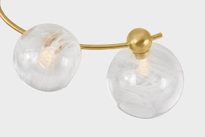 ##Antique Hardware## Astraia Semi Flush