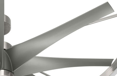 ##Antique Hardware## 52" Axel in Brushed Polished Nickel w/ Brushed Nickel Blades