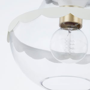 ##Antique Hardware## Alaina Semi Flush