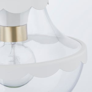 ##Antique Hardware## Alaina Semi Flush