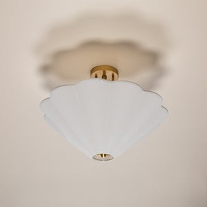 ##Antique Hardware## Alana Semi Flush