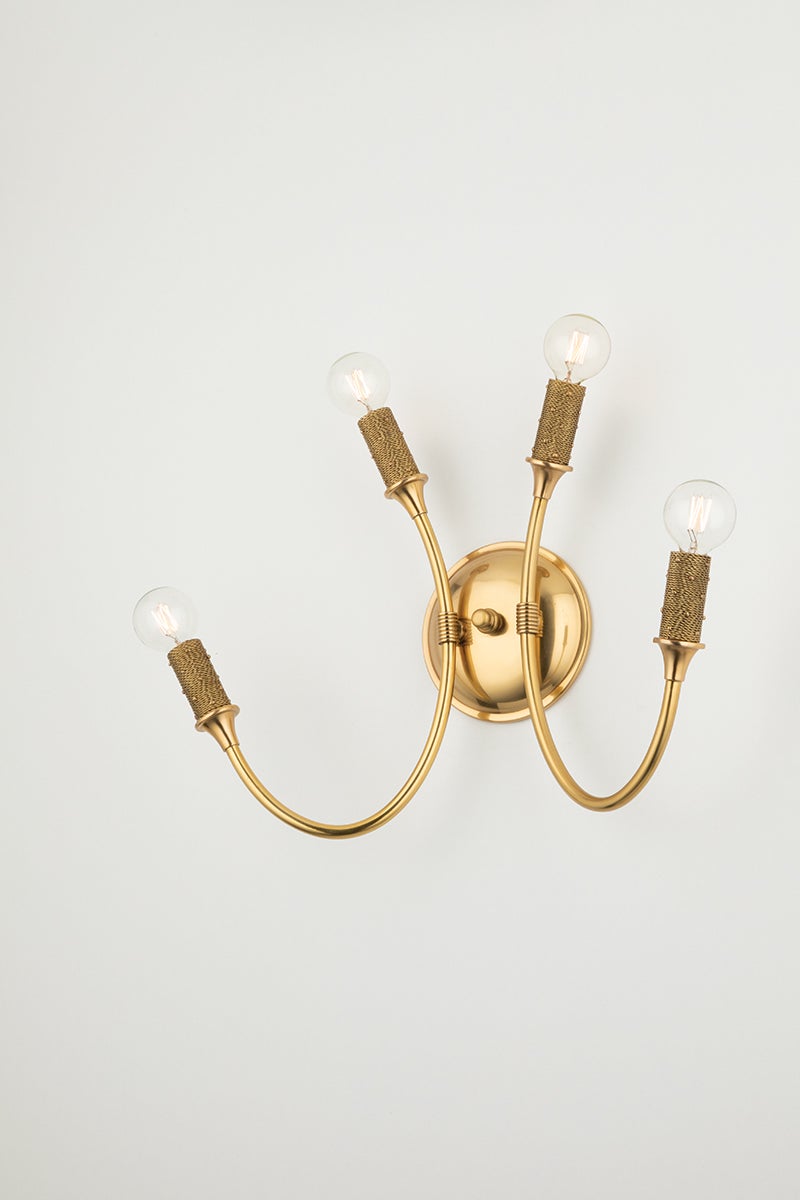 ##Antique Hardware## Amboy Wall Sconce