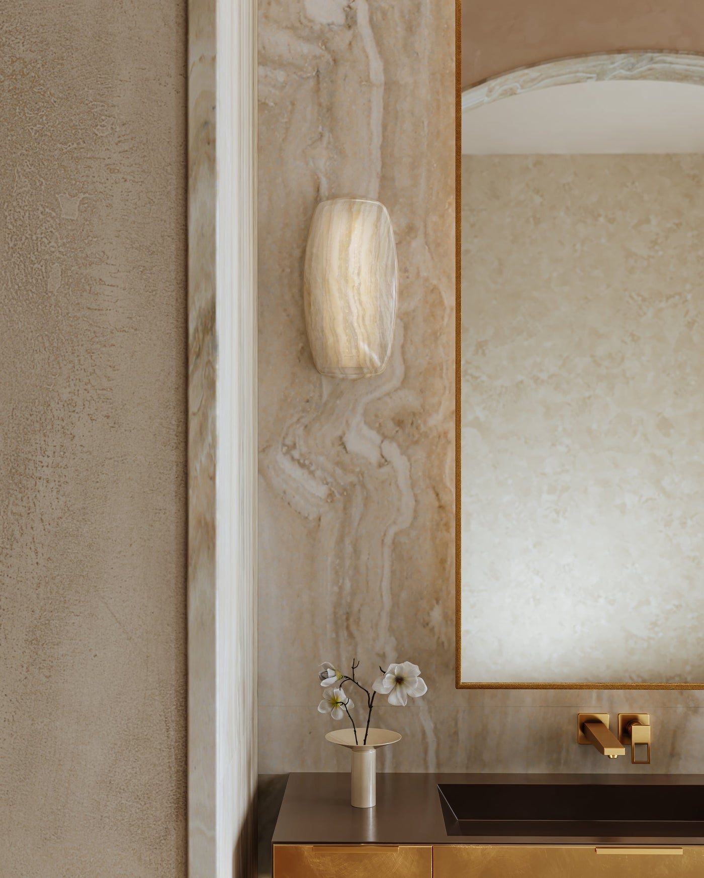 ##Antique Hardware## Azzurra Wall Sconce