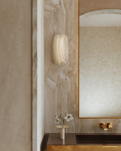 ##Antique Hardware## Azzurra Wall Sconce