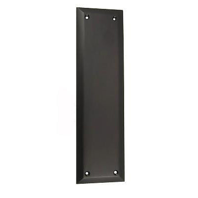 ##Antique Hardware## Open Box Sale Item 10 Inch Quaker Style Push Plate (Oil Rubbed Bronze Finish)