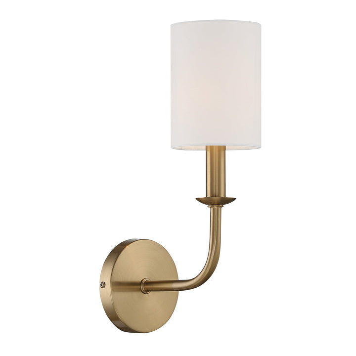 ##Antique Hardware## Bailey 1 Light Aged Brass Sconce