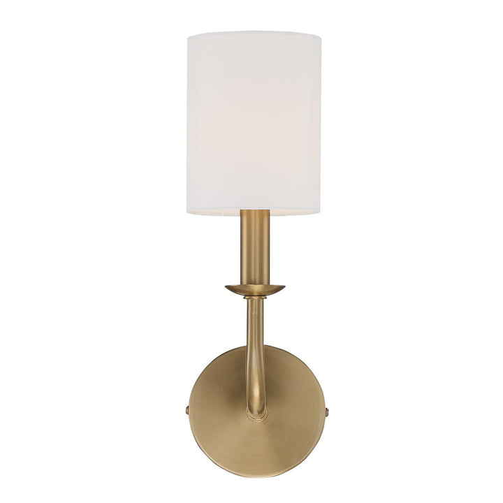 ##Antique Hardware## Bailey 1 Light Aged Brass Sconce