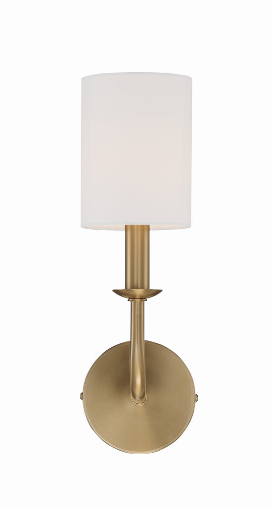 ##Antique Hardware## Bailey 1 Light Aged Brass Sconce