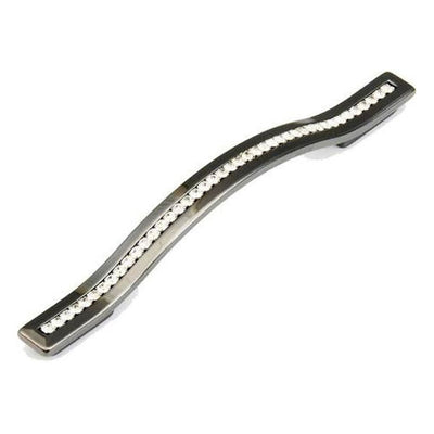 Antique Hardware 7 1/2 Inch (5 Inch c-c) Skyevale Cabinet Pull with Crystals CABINET PULL