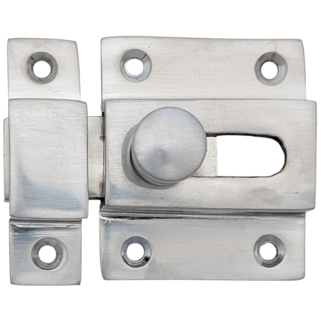 2 1/4 Inch Solid Brass Cabinet Latch (Several Finishes Available)