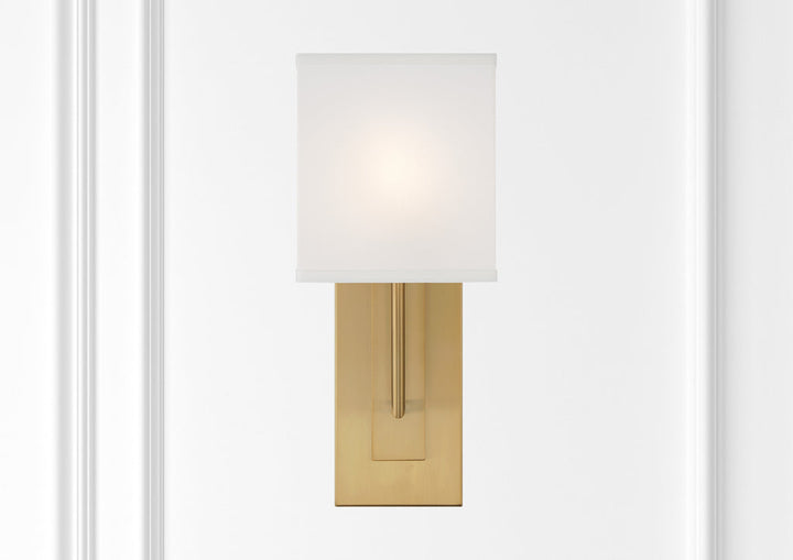 ##Antique Hardware## Brent 1 Light Vibrant Gold Sconce
