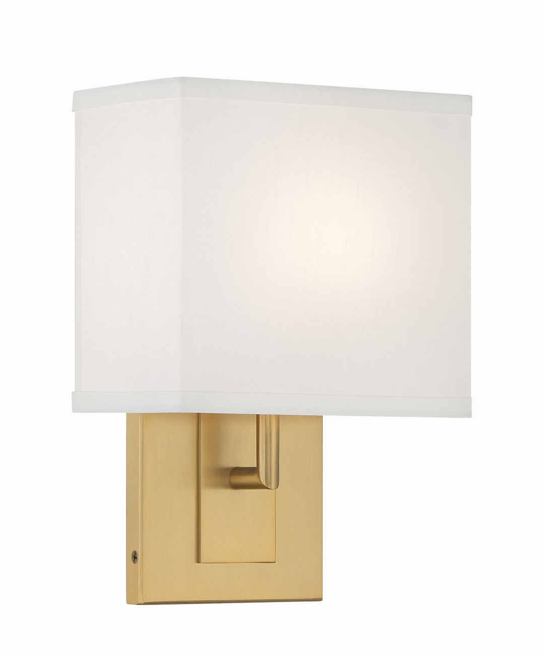 ##Antique Hardware## Brent 1 Light Vibrant Gold Sconce
