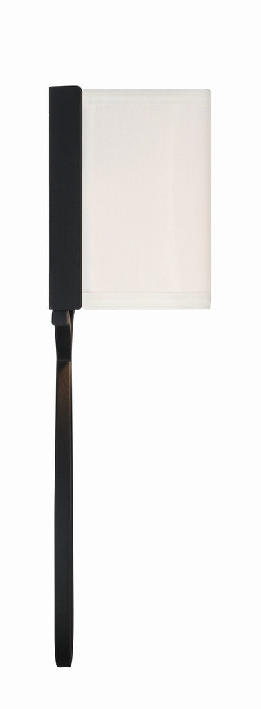 ##Antique Hardware## Brinkley 2 Light Black Forged Sconce