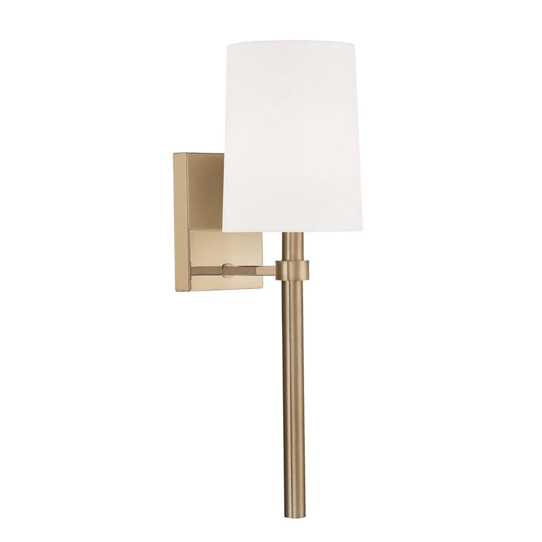 ##Antique Hardware## Bromley 1 Light Antique Vibrant Gold Sconce