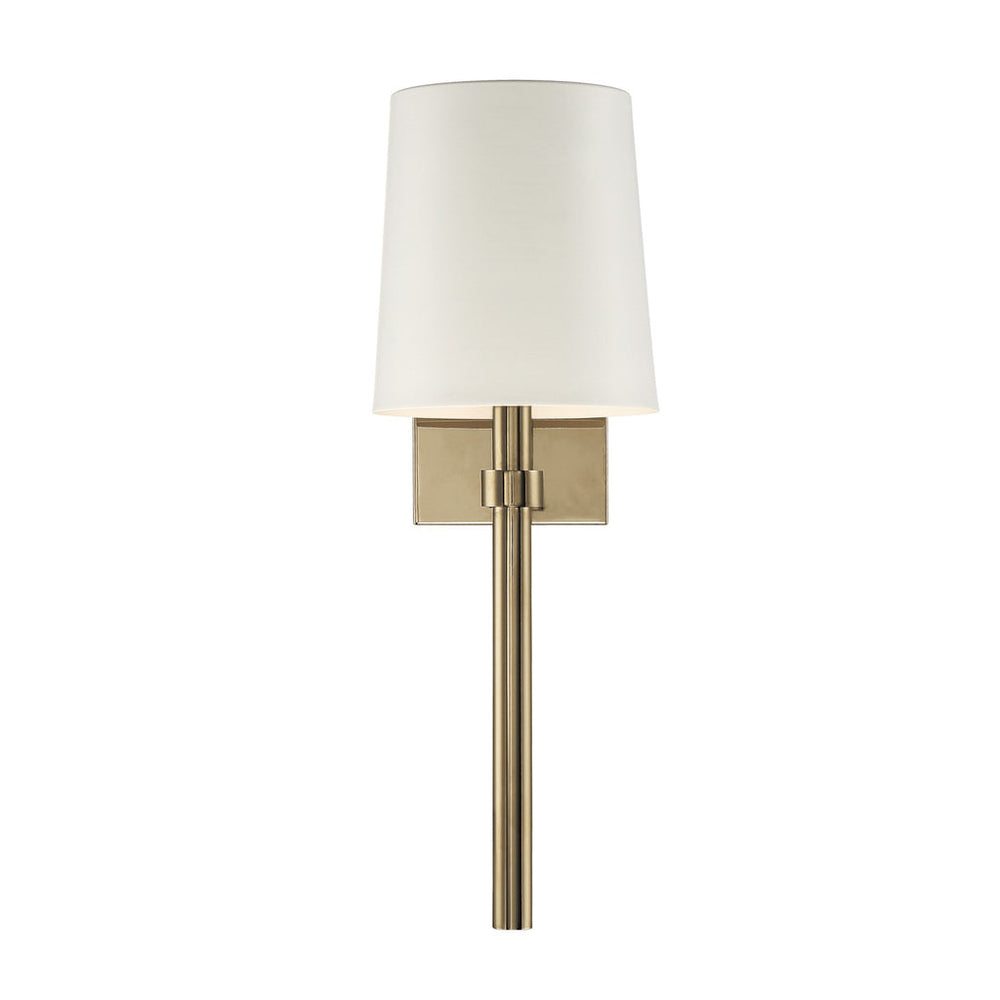 ##Antique Hardware## Bromley 1 Light Antique Vibrant Gold Sconce