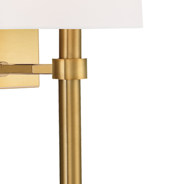 ##Antique Hardware## Bromley 1 Light Antique Vibrant Gold Sconce