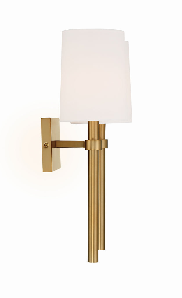 ##Antique Hardware## Bromley 2 Light Vibrant Gold Sconce