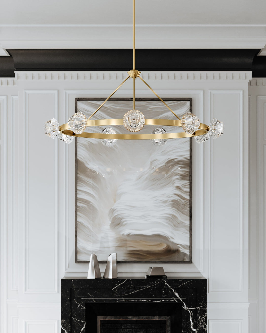 Antique Hardware Barclay Chandelier Chandelier