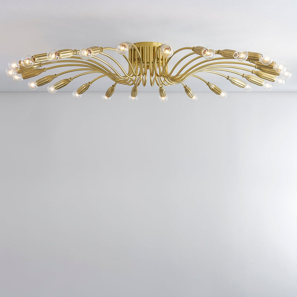 ##Antique Hardware## BARNEY Semi Flush