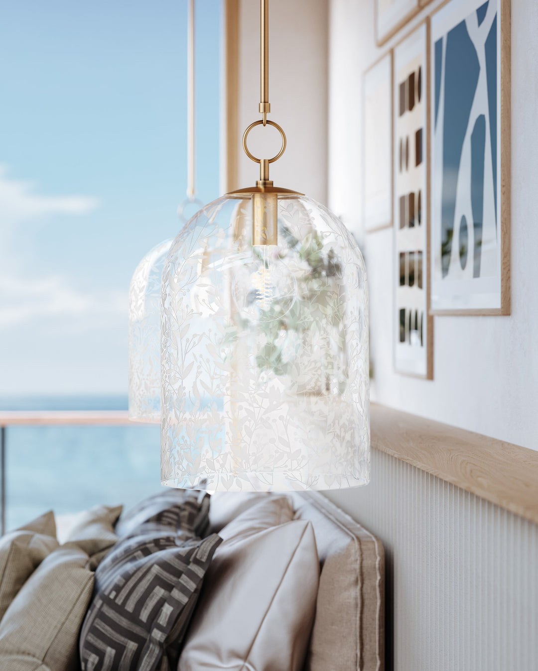 ##Antique Hardware## Belleville Pendant