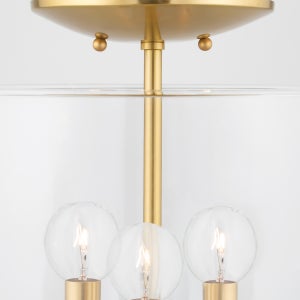 ##Antique Hardware## Bobbi Semi Flush