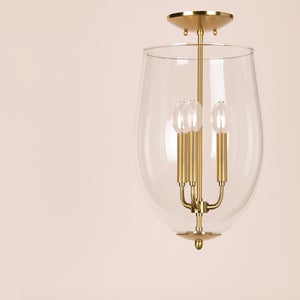 ##Antique Hardware## Bobbi Semi Flush