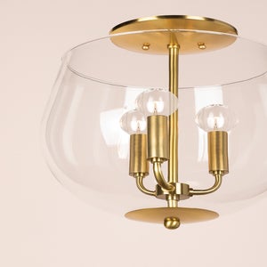 ##Antique Hardware## Bobbi Semi Flush