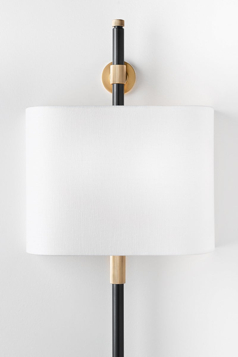 ##Antique Hardware## Bowery Wall Sconce