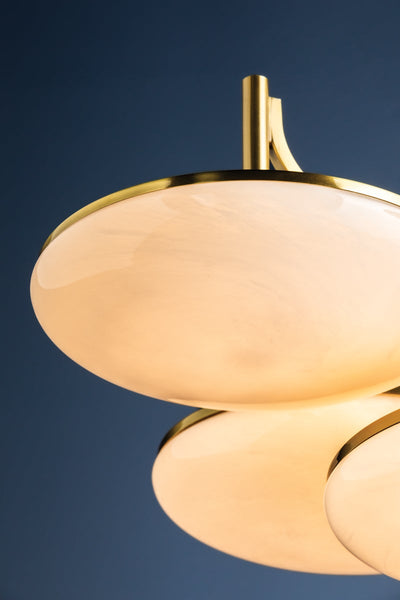 ##Antique Hardware## BREGMAN Semi Flush