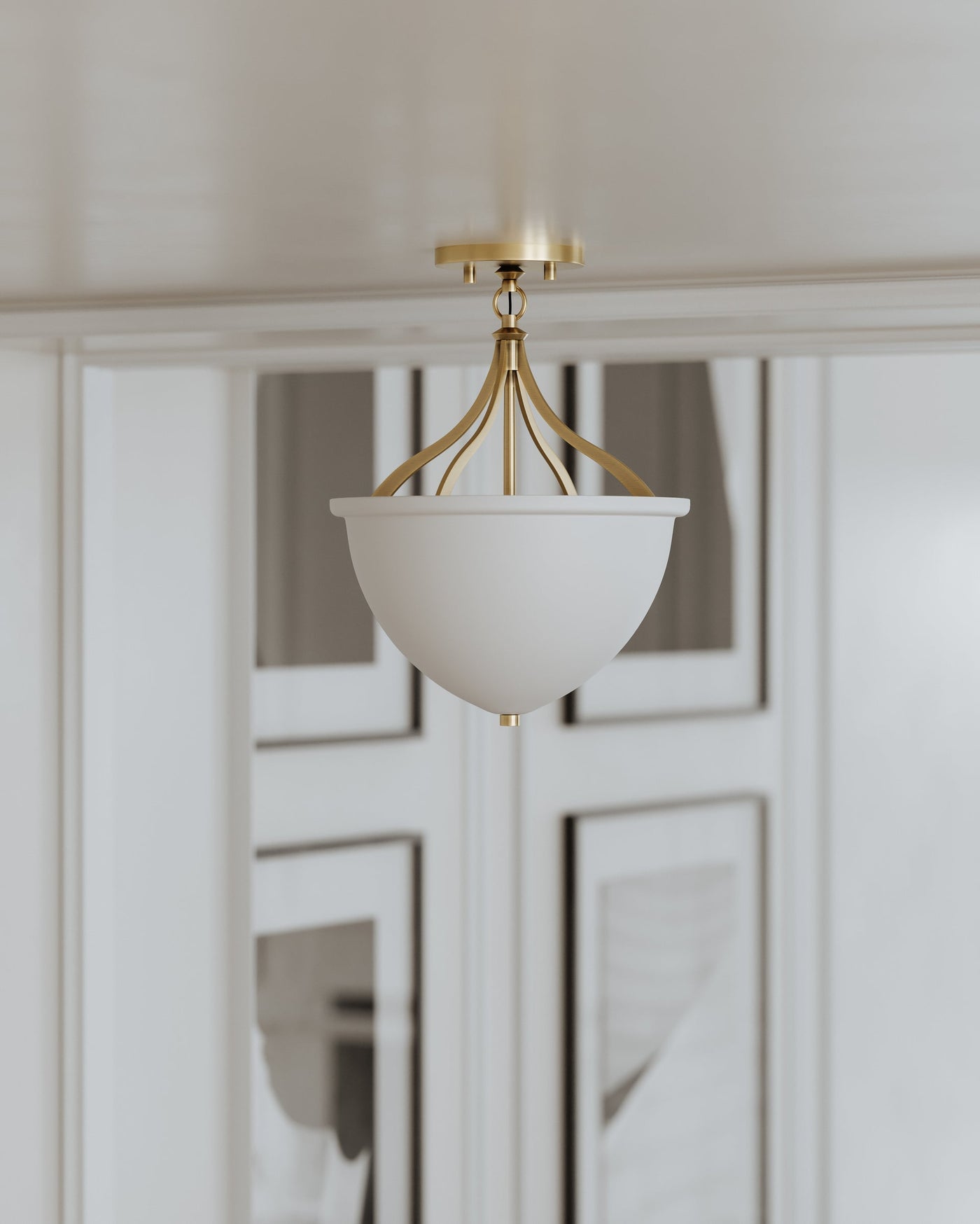 Antique Hardware Browne Semi Flush Semi Flush