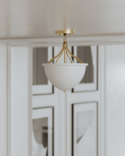 Antique Hardware Browne Semi Flush Semi Flush