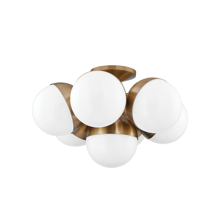 ##Antique Hardware## Cupertino Semi Flush