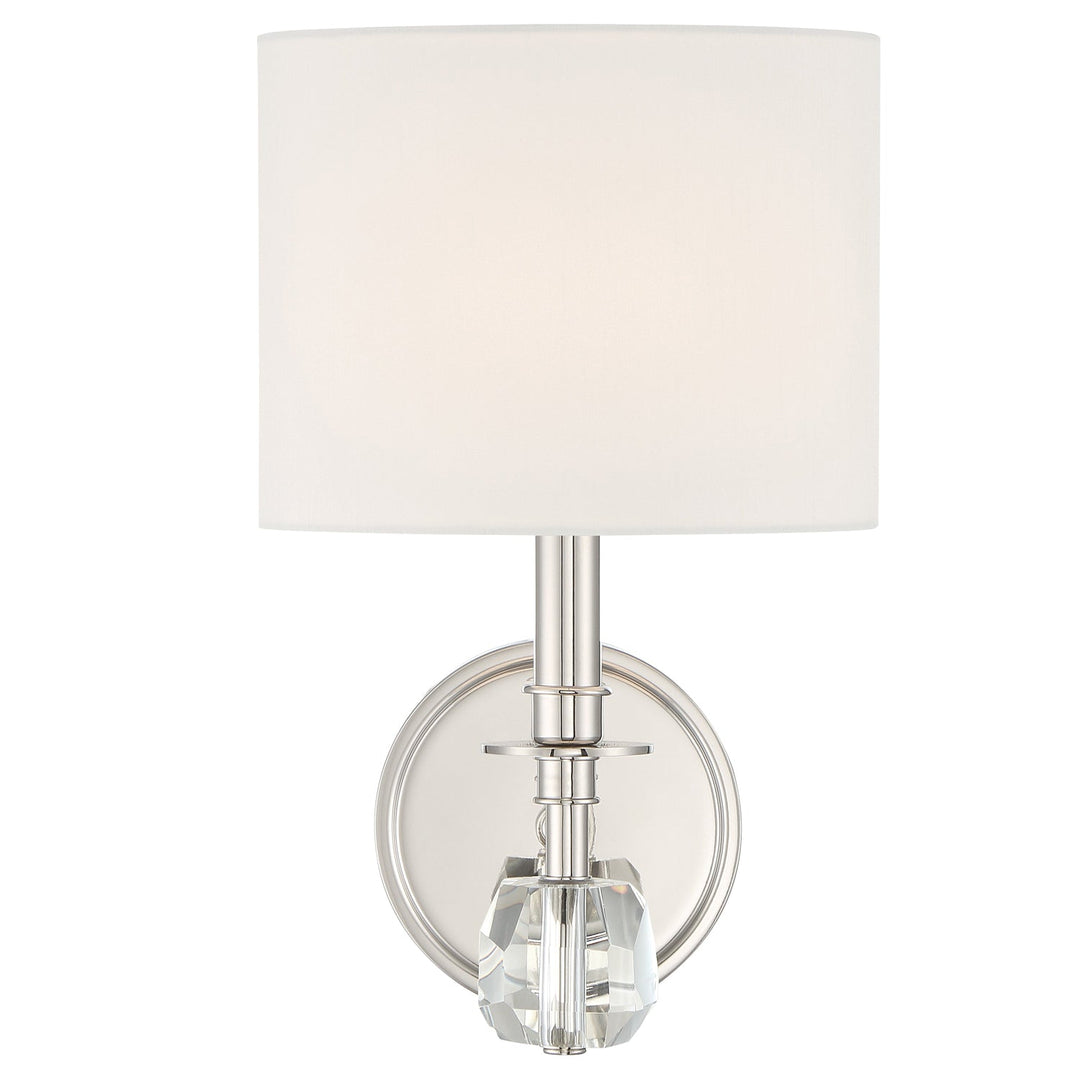 ##Antique Hardware## Chimes 1 Light Polished Nickel Sconce