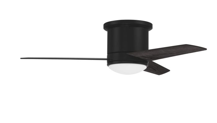 ##Antique Hardware## 44" Cole in Flat Black  w/ Flat Black/Greywood Blades