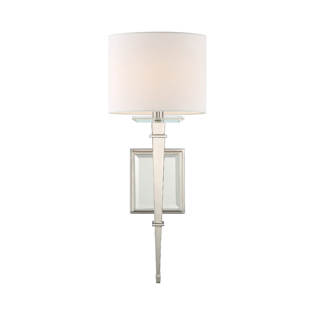 ##Antique Hardware## Clifton 1 Light Aged Brass Sconce