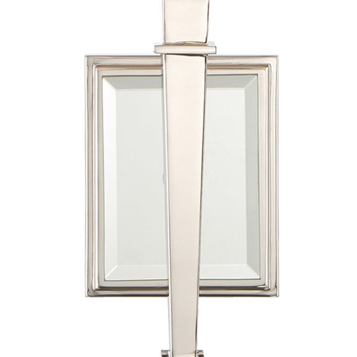 ##Antique Hardware## Clifton 1 Light Polished Nickel Sconce