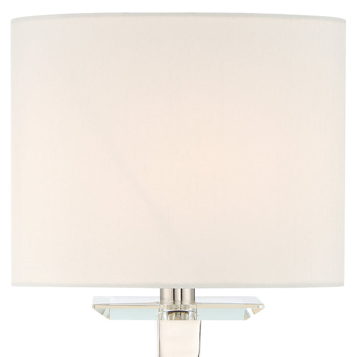 ##Antique Hardware## Clifton 1 Light Polished Nickel Sconce