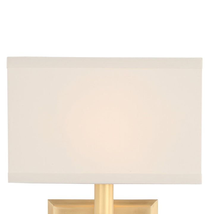 ##Antique Hardware## Clover 1 Light Aged Brass Sconce