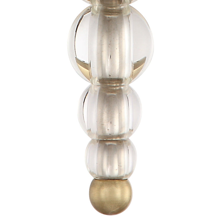 ##Antique Hardware## Clover 1 Light Aged Brass Sconce