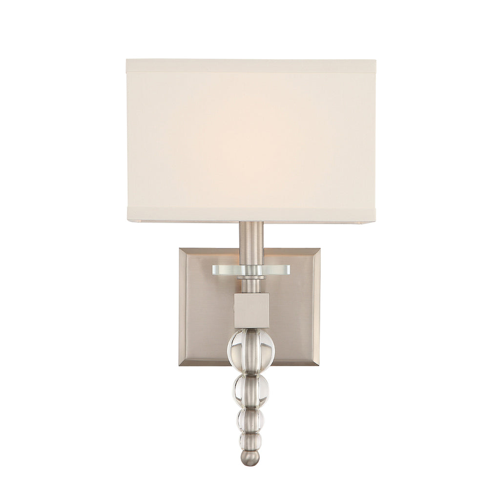 ##Antique Hardware## Clover 1 Light Aged Brass Sconce