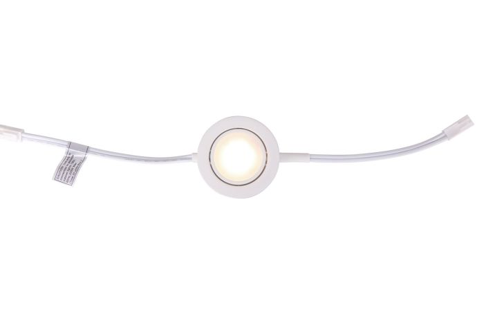 ##Antique Hardware## 2.75" LED Under Cabinet Puck in White