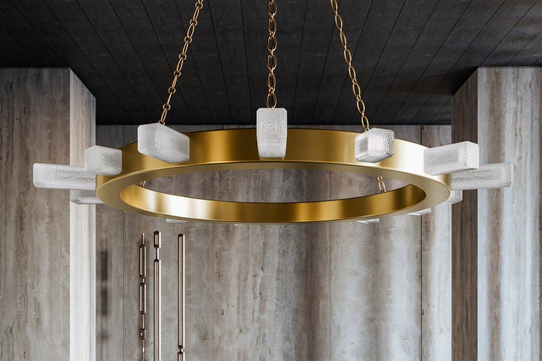 Antique Hardware Citrine Chandelier Chandelier