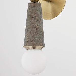 ##Antique Hardware## Dax Wall Sconce