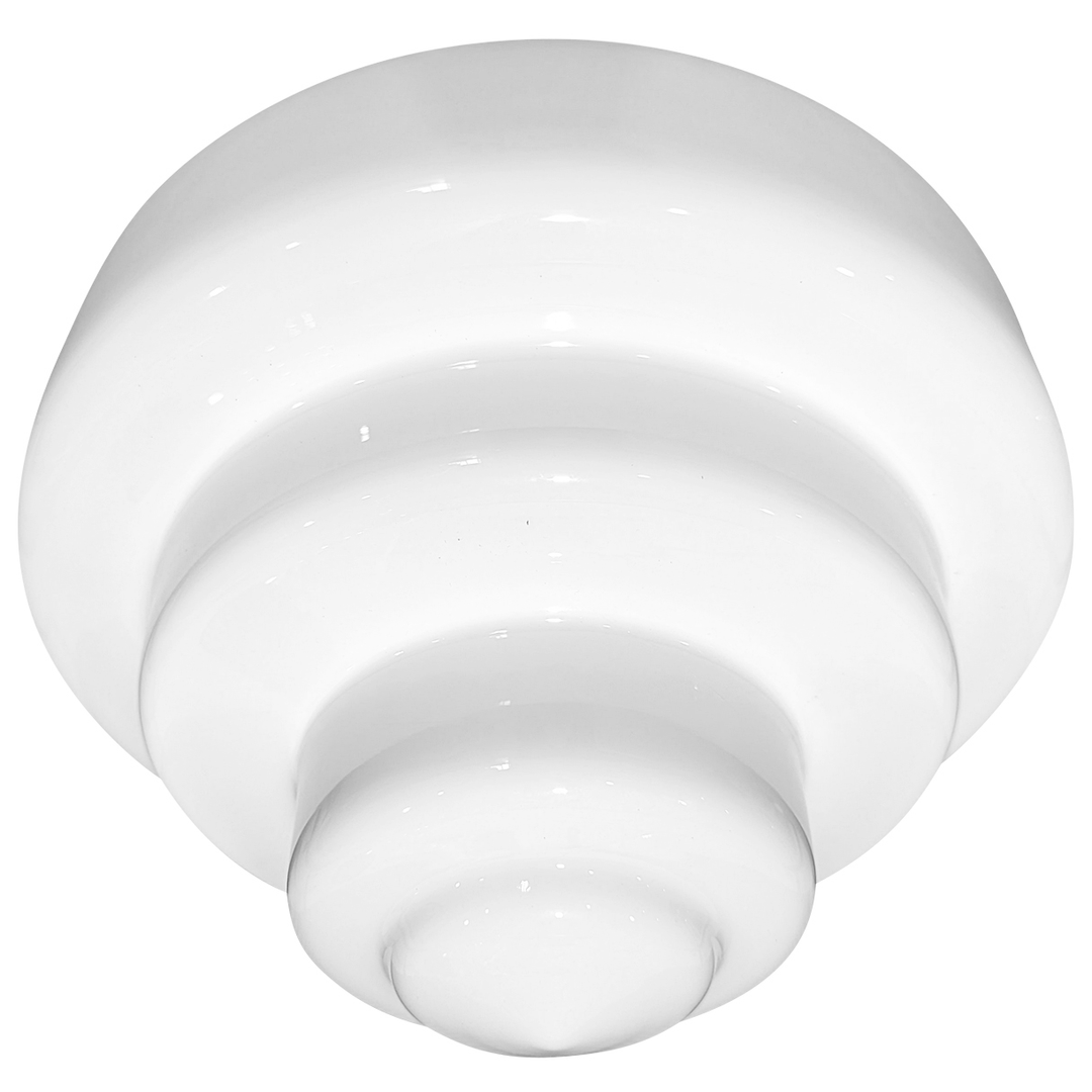 Antique Hardware 15 1/2 Inch Manhattan Skyscraper Nouveau Style Semi-Flush Mount Light (Satin Brass Finish) 